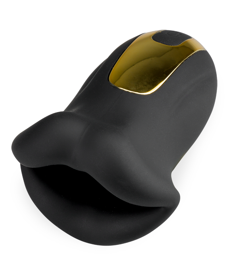 Sexy Mouth vibrating penis tip masturbator