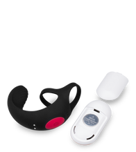 Load image into Gallery viewer, Shape vibrating double cock ring and testicle massager