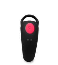 Load image into Gallery viewer, Shape vibrating double cock ring and testicle massager