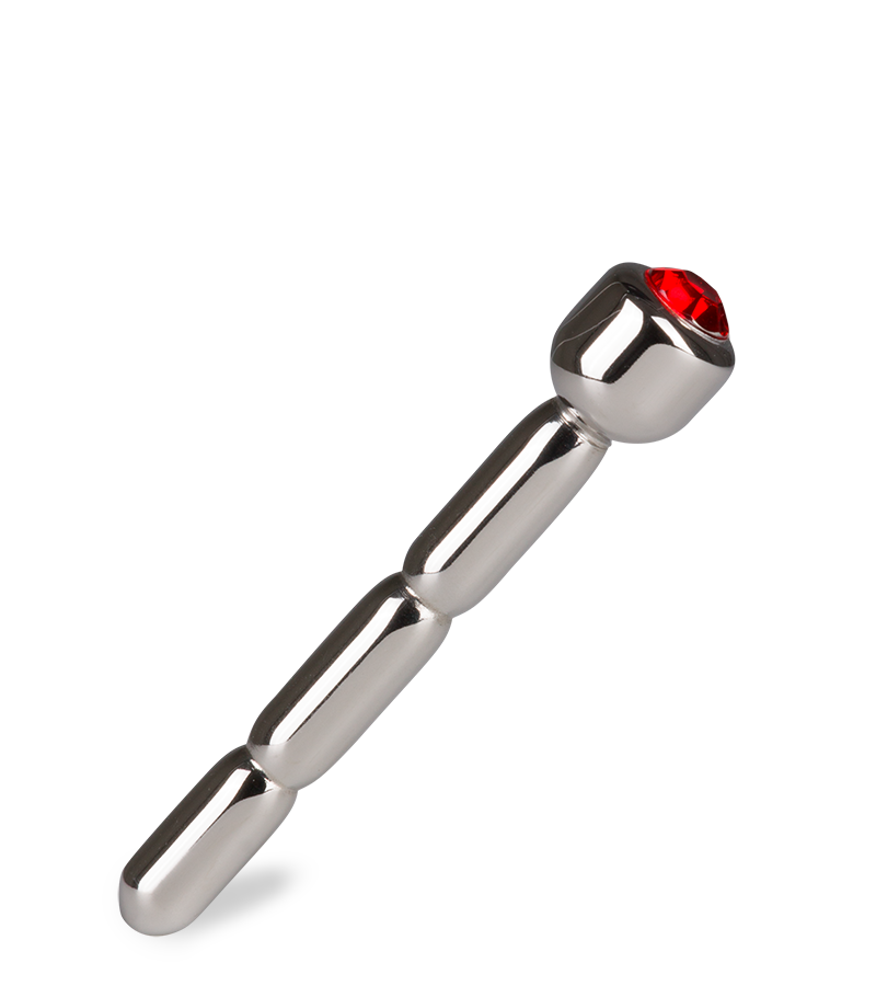 Short rhinestone urethral plug