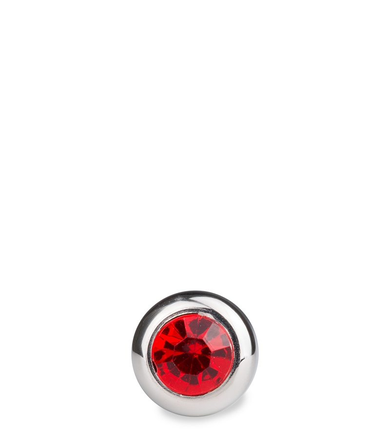 Short rhinestone urethral plug