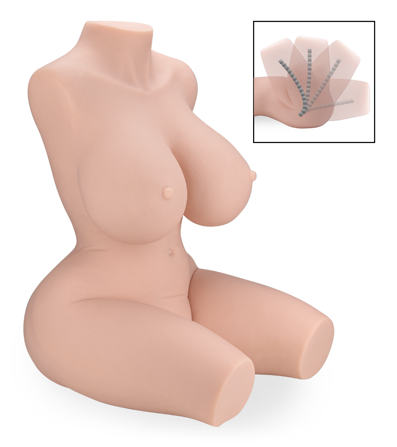 Sidney ass, breasts and vagina masturbator 36.50 lb