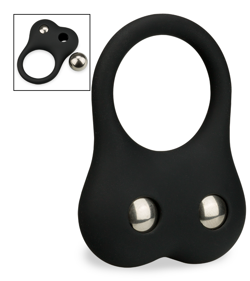 Silicone ballstretcher with 75 g metal weights