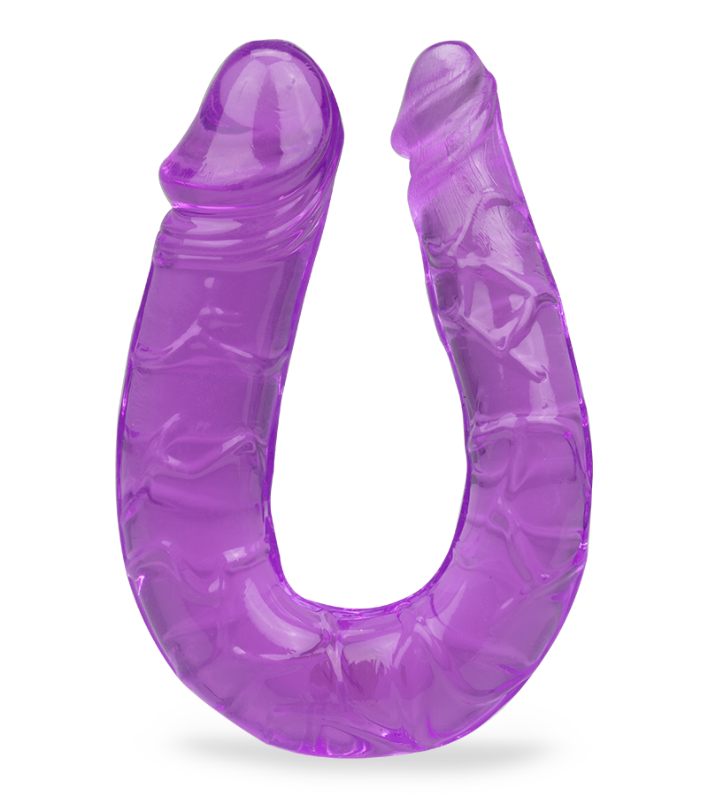 Silicone double penetration dildo