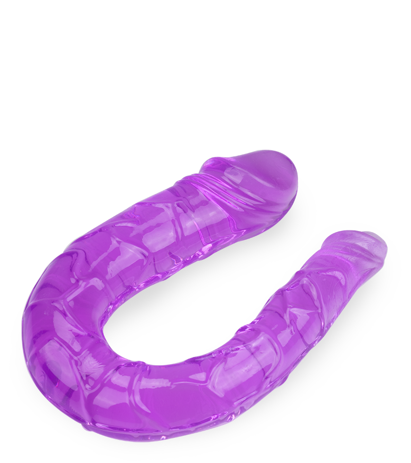 Silicone double penetration dildo