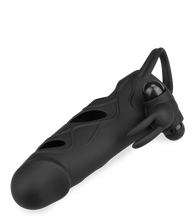 Load image into Gallery viewer, Silicone rabbit vibrator penis sleeve