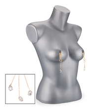 Load image into Gallery viewer, Sirius rhinestone nipple clamps