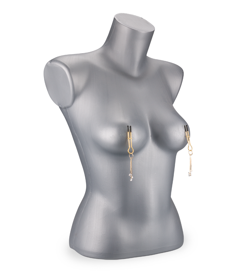 Sirius rhinestone nipple clamps