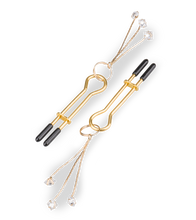 Load image into Gallery viewer, Sirius rhinestone nipple clamps