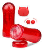 Skylight vibrating bead masturbator