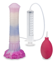 Load image into Gallery viewer, Sleipnir fantasy ejaculating suction-cup dildo