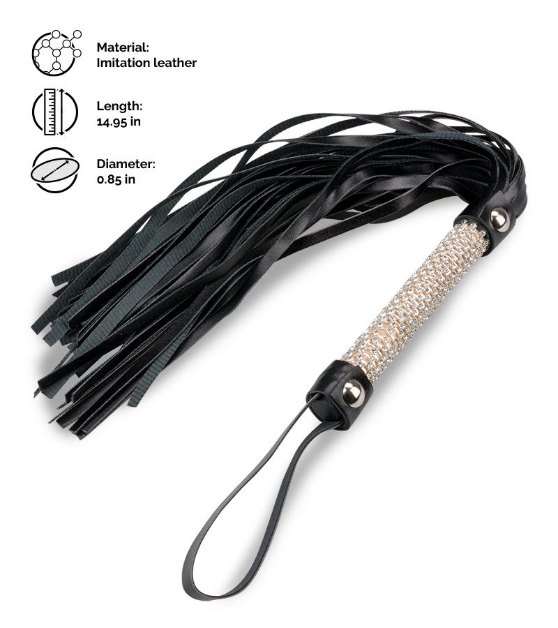 Small rhinestone flogger