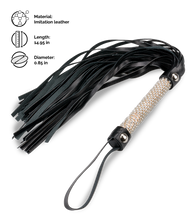 Load image into Gallery viewer, Small rhinestone flogger