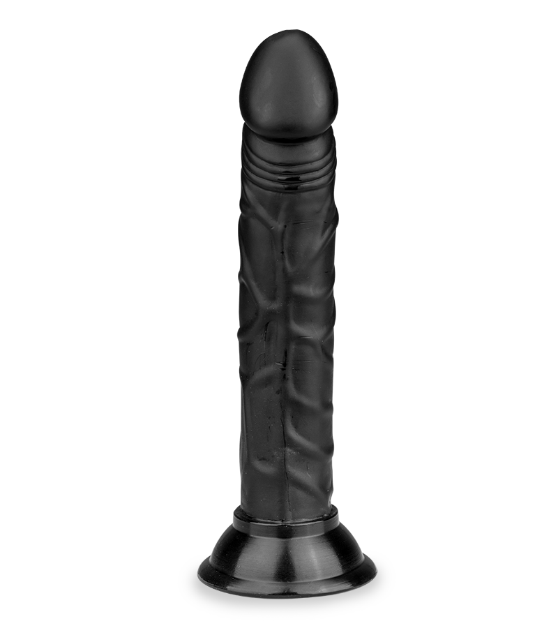 Small suction cup dildo for vagina and anus