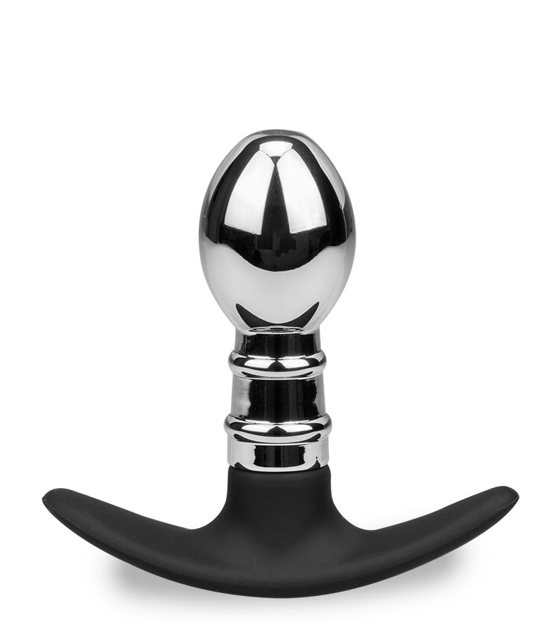 Smash steel and silicone butt plug