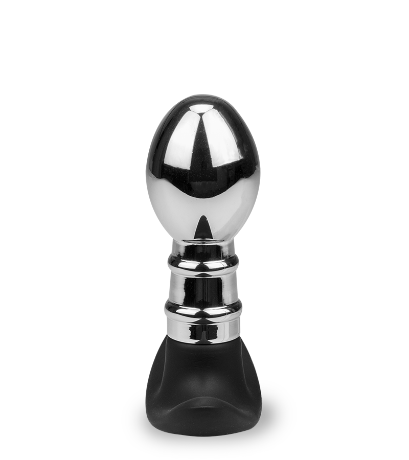 Smash steel and silicone butt plug