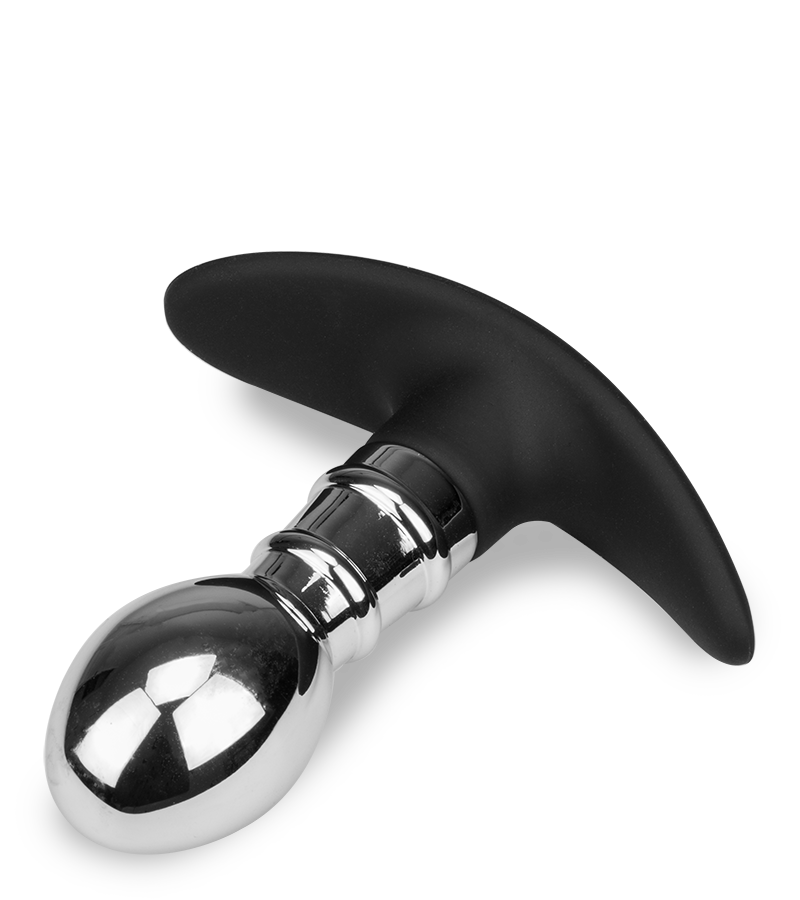 Smash steel and silicone butt plug