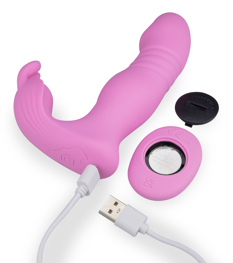 Smile thrusting vibrating knickers 9 modes