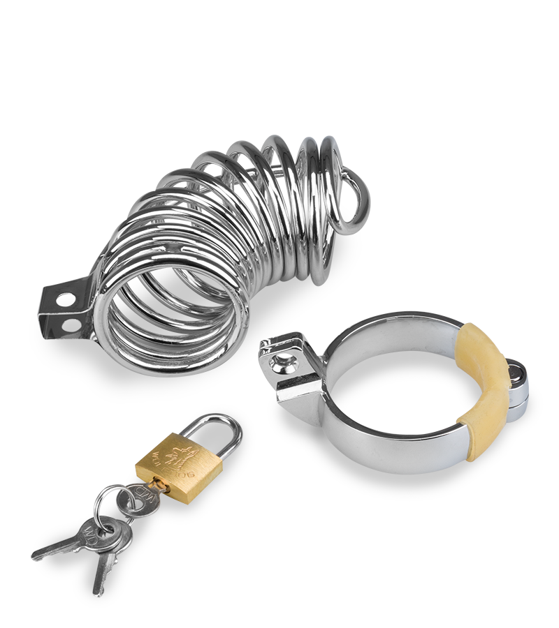 Snaily penis chastity cage