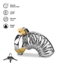 Load image into Gallery viewer, Snaily penis chastity cage
