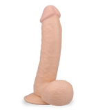 Softness realistic girthy suction cup dildo