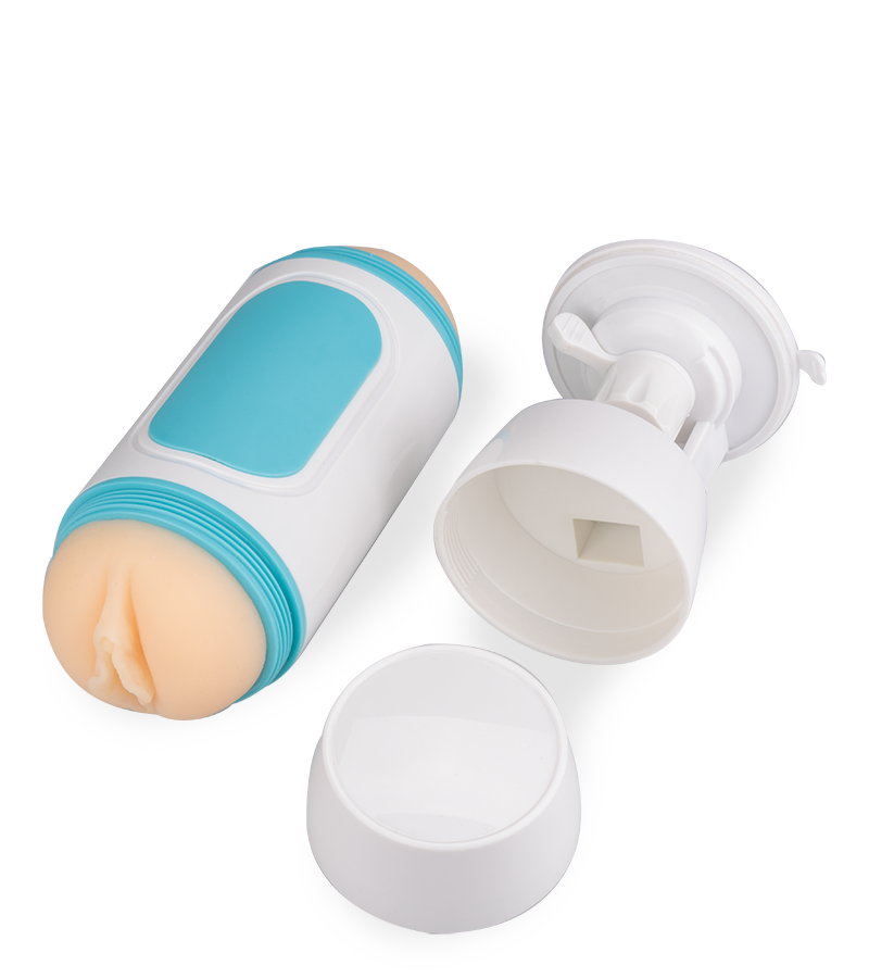 Sometimes double-entry suction cup masturbator