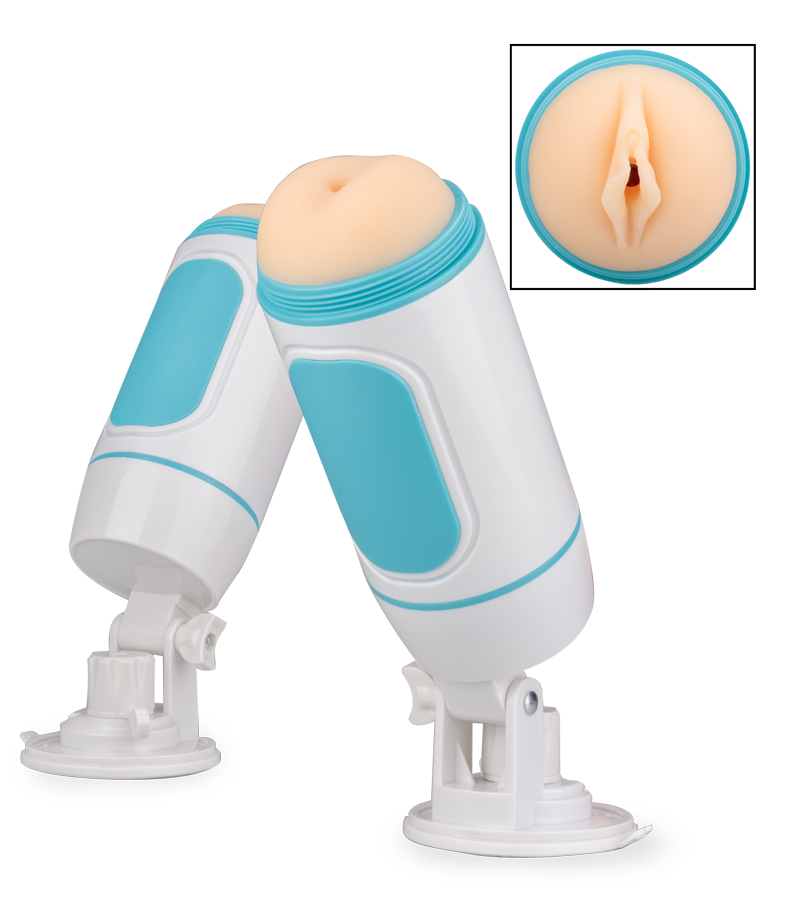 Sometimes double-entry suction cup masturbator