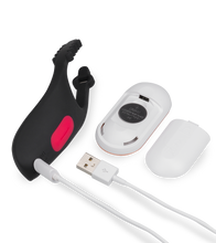 Load image into Gallery viewer, Spaceship adjustable vibrating cock ring