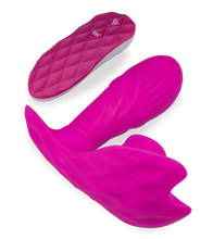 Load image into Gallery viewer, Special cunnilingus vibrating knickers with heated dildo