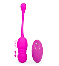 Load image into Gallery viewer, Speechless remote-controlled thrusting vibrating love egg