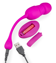 Load image into Gallery viewer, Speechless remote-controlled thrusting vibrating love egg