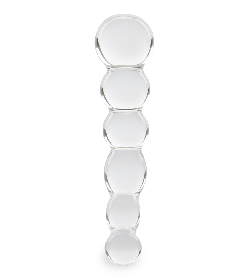 Sphere glass dildo