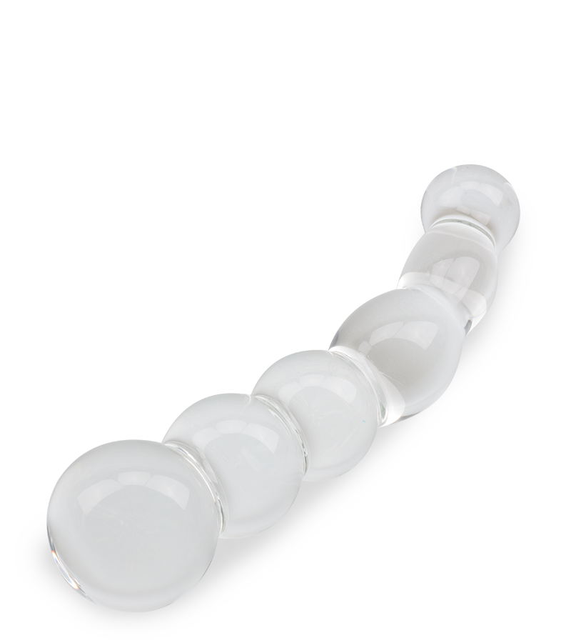 Sphere glass dildo