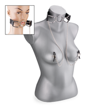 Load image into Gallery viewer, Spider gag with nipple clamps 1.50 inches