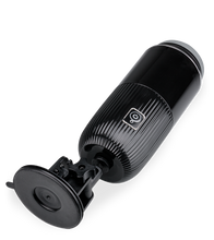 Load image into Gallery viewer, Spinny masturbator with rotating sleeve and suction-cup base