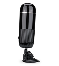 Load image into Gallery viewer, Spinny masturbator with rotating sleeve and suction-cup base