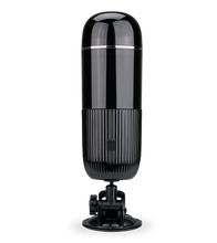 Load image into Gallery viewer, Spinny masturbator with rotating sleeve and suction-cup base