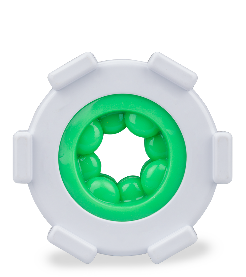 Stackable three-ring masturbator