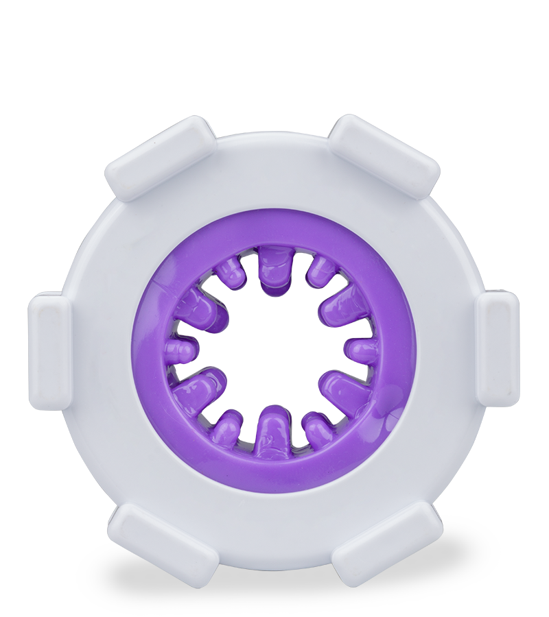 Stackable three-ring masturbator