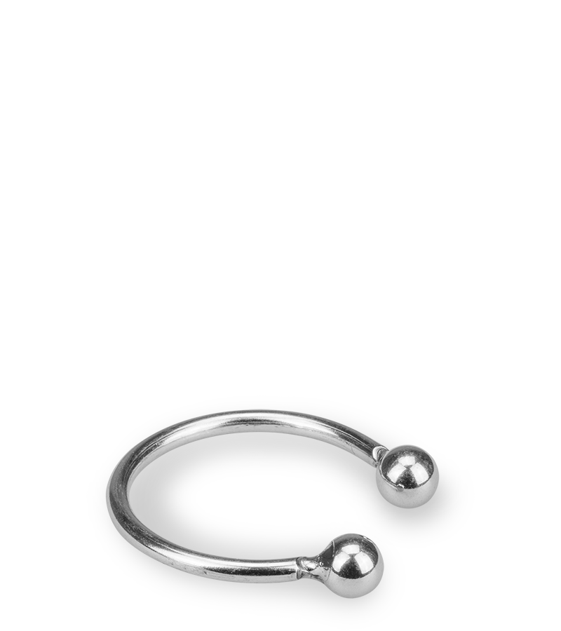 Stainless steel horseshoe cock tip ring