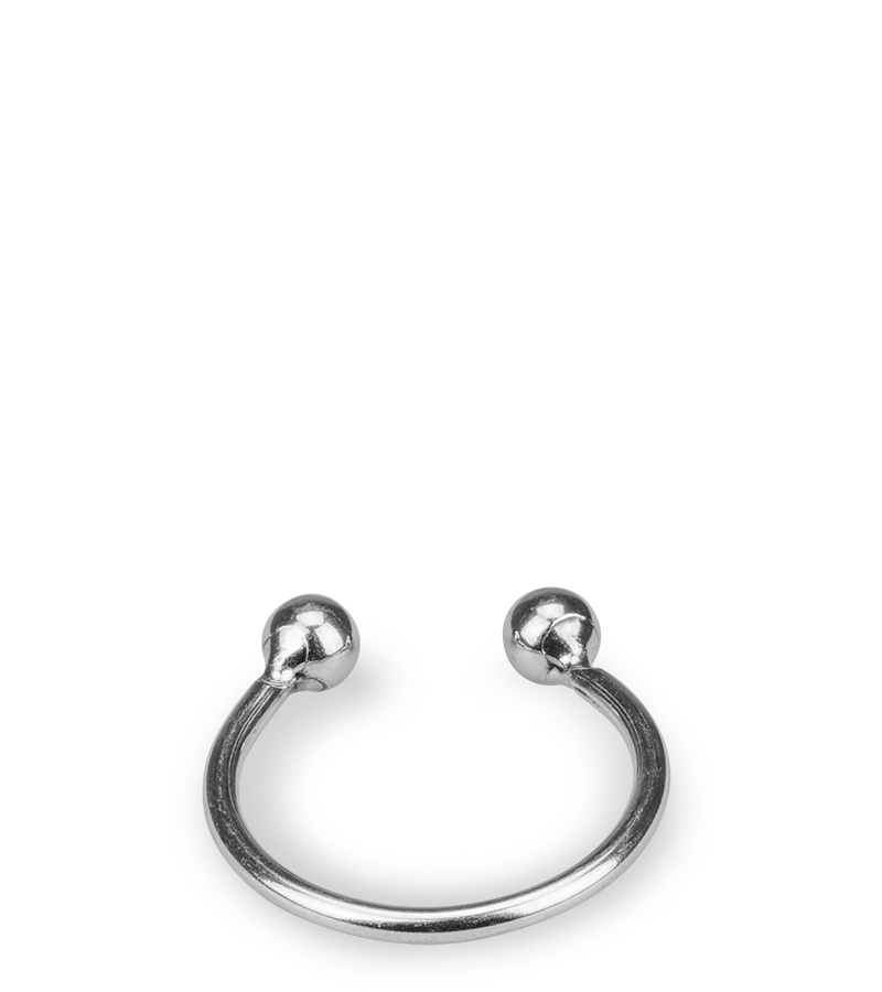 Stainless steel horseshoe cock tip ring