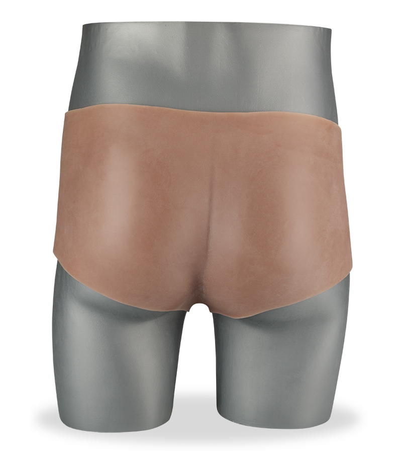 Stanislas hollow second skin strap-on dildo with piercing and pleasure nubs