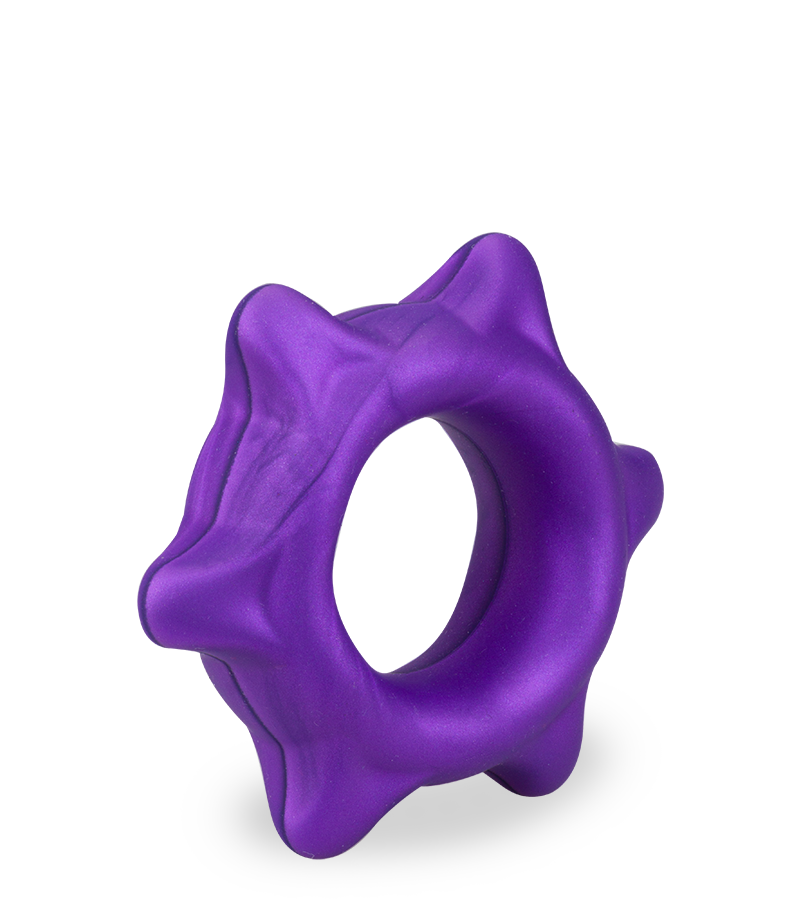 Starfish medical-grade silicone cock ring