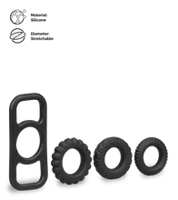 Load image into Gallery viewer, Steamy cock ring set