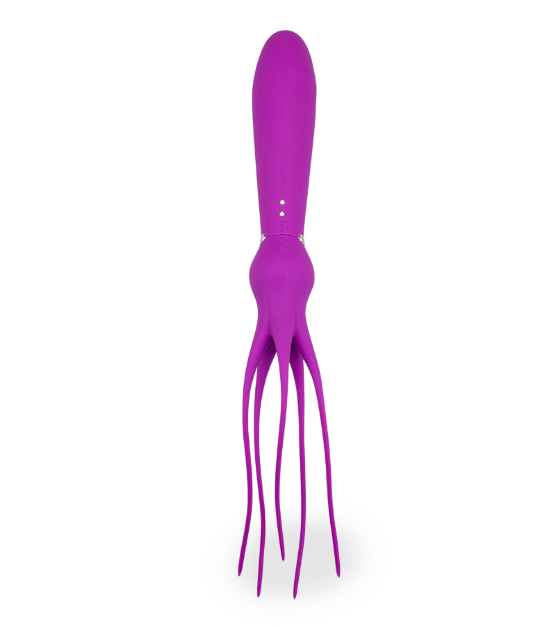 Stimulator with vibrating fronds