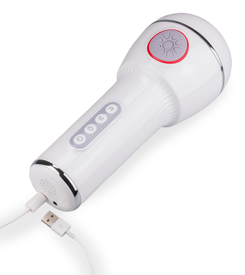 Storm vibrating airbag masturbator