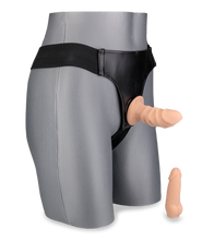 Load image into Gallery viewer, Strap on harness kit with two small removable dildos