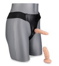 Load image into Gallery viewer, Strap on harness kit with two small removable dildos