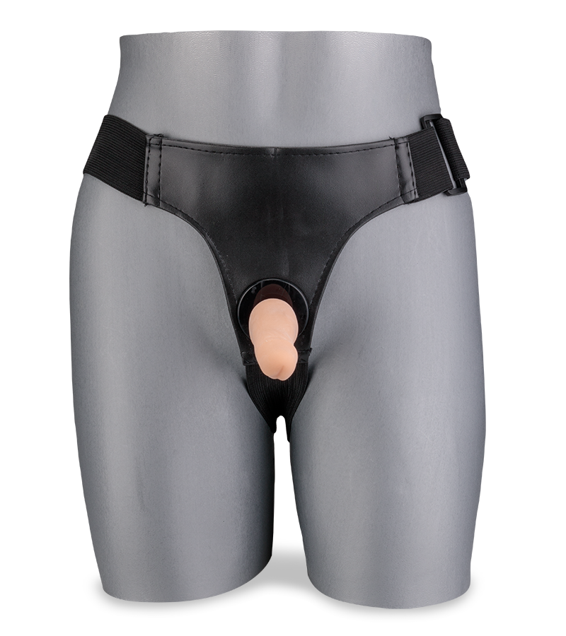 Strap on harness kit with two small removable dildos