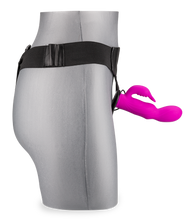 Load image into Gallery viewer, Strap on rabbit vibrator